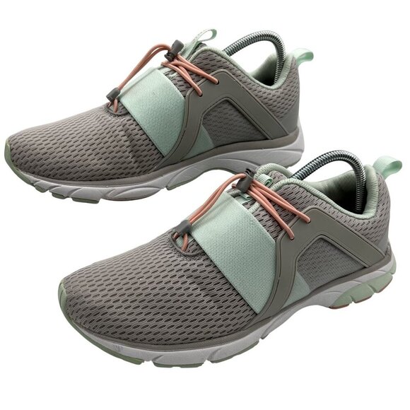 Vionic Berlin Womens 8.5  Gray Mint Mesh Athletic Slip On Sneakers Running Shoes - Picture 2 of 13